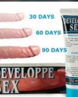 Crème développe sexe