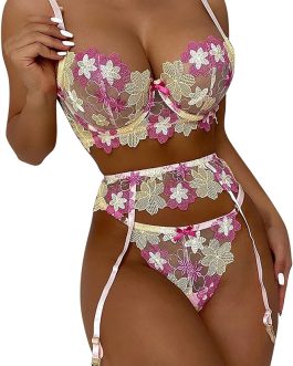 Ensemble lingerie 3 pièces