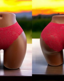 Slip dentelle florale